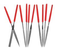 10 Pièces Limes Diamant Mini Titane, Lot D’outils de Précision | Surface Lisse, Usage Maison ou Chantier, pour Verre et Plastique, Différentes Limes Incluses