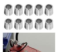 10 Pièces Manchon de Batterie, Cosse Batterie 12v Manchons de Borne de Cosses pour Voiture Coupleur Séparateur Positives et Négatives