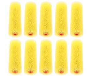 10 Pièces Manchon de Rouleau à Peinture Éponge 8 Pouces | Fournitures pour Maison, Ne Perd Pas de Fibres, Couvre de Grandes Surfaces, Remplacement de Nappe