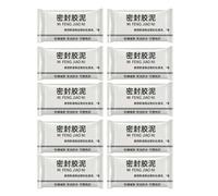 10 Pièces Mastic D’étanchéité Blanc pour Réparer Rapidement | Barrière Imperméable, Adapté aux Joints Cuisine et Aquariums, Application Simple sur Béton, Rebouchage des Trous