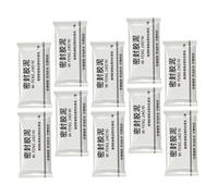 10 Pièces Mastic D'étanchéité Imperméable Blanc | Application Polyvalente, Qualité Fiable, Emballage Pratique, Usage Intérieur Extérieur, Couleur Blanche