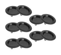 10 pièces Membrane de Vanne Eau Gaz 73mm pour Chauffe-Eau, réparation | Silicone et Caoutchouc Noir, Trou 5mm, Pièce de Rechange pour Liaison Eau Gaz en Salle de Bain
