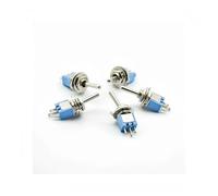 10 pièces micro interrupteur à bascule 3 broches 2 positions, interrupteur à bascule 102 à tête secouée, interrupteur d'alimentation 6A 125V AC for remplacement électronique de bricolage
