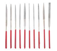 10 Pièces Mini Limes Diamantées en Acier, Lot de Set de MM | Assortiment de Profils Variés, Poignées en Caoutchouc PVC, Finition Nette sur Bois et Pierres
