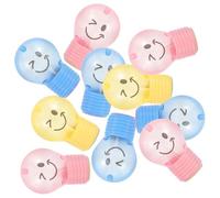 10 Pièces Mini Taille-crayon à Bulbe Manuel, Style Dessin Animé | Portable pour L’école, Lot Assorti, Facile à Utiliser, Aiguisoir Pratique pour Élèves et Récompenses