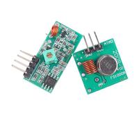 10 Pièces Module Émetteur sans Fil 433mhz Vert Pcb | Envoi de Chaînes, Facile à Utiliser, Kit Émetteur Récepteur pour Alarme