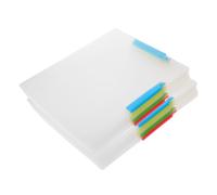 10 Pièces Organisateur de Documents Portable A3 | Classeur à Clip Pivotant, Accès Rapide pour Rapports et Grandes Copies, Usage École et Examens
