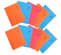 10 Pièces Organisateur de Porte-documents A4, Dossier Suspendu | Accès Facile, Ouverture Large, Étiquette de Classement Incluse, Usage Bureau Maison, Couleur Aléatoire Style Aléatoire