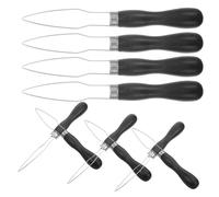 10 Pièces Outil Rapide pour Bouton de Chemise Poignée Ergonomique | Acier Inoxydable et Plastique, Usage Personnel ou Atelier, Compatible Boutons et Pantalon, Aide Pratique
