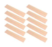 10 Pièces Panneau de Bois Rectangulaire 6mm en Pin | Planche Brute Kaki, Dimensions Précises, Usage Déco Maison et Bricolage, Pièce Unique pour Projets Manuels