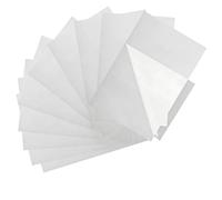 10 Pièces Papier Calque A4 Thermocollant Couture Double Face, 20x30 cm Tissu Thermocollant Pour Ourlet Facile Sans Couture, Bande Thermocollante Vêtements Réparation DIY Application Textile Blanc