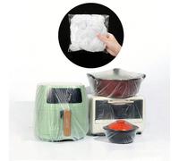 10 pièces/paquet. Grande housse de protection en plastique transparent pour les appareils de cuisine tels que la télévision, le four à micro-ondes, le ventilateur, le cuiseur à riz. Feuilles de plasti
