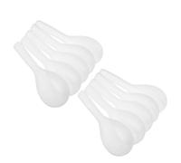 10 Pièces Pelle à Riz de Service Blanche en PP Antiadhésive | Plastique Pp, Finition Blanche Élégante, Entretien Facile, pour Cuiseur et Riz Cuit, Cantines et Maison