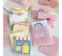 10 pièces Petite enveloppe à bulles de 4x6 pouces pour envoi postal - Sac d'emballage de courrier à bulles rose gold - Autoscellant - Pour l'expédition et la protection d'articles de petite taille - P