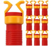 10 Pièces Pince à Vis Manuelle Serrage-vis, Fixation Stable pour | Abs Rouge, Design Triangulaire Élégant, Améliore le Travail, Limite le Biais, Lot