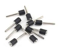 10 pièces pour accessoires Dremel mandrin en caoutchouc de tambour 2.35mm 3.17mm tige de tige pour ponceuse ponçage meulage polissage pour outil rotatif, 2.35mmx6.35mm