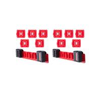 10 Pièces pour Support de Batterie M18, Station de Montage Murale pour Batterie au Lithium 18 V, Solution de Stockage de Batterie Sécurisée