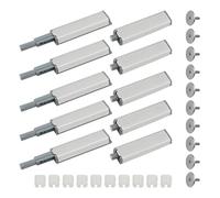 10 Pièces Poussoir Porte Placard, Push to Open Aimant Poussoir Push to Open Aimant Porte Tampon Charnière Loquet Magnetique Ouvre-Portes à Pression Pour Armoire L'armoire Tiroir Meuble Placard