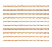 10 Pièces Profil de Cadre en Bois de 40 cm - Bordure Décorative en Bois pour Meubles et Murs - Profil à Moulures pour Finition