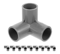 10 Pièces Raccord D’eau en Y pour Tuyau Arrosage, Adaptateur PVC | Connexion Rapide, Stable Fuite, pour Petit Champ et Système D’eau, Pièce Dure et Lisse