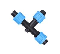 10 Pièces Raccord de Goutte à 16mm Abs pour Micro Tuyau Bleu | Installation Facile, Relie Micro Buse et Conduit, Usage Extérieur Jardin, Système Arrosage, Accessoires Irrigation