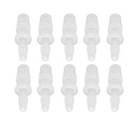 10 Pièces Raccord de Réducteur de Tuyau, Adaptateur D'union Réducteur, Connecteur D'union Droit, Adaptateur de Pompe à Air D'aquarium en PP pour Connexion de Tube en Silicone