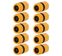 10 Pièces Raccord Rapide pour Tuyau Adaptateur Stop Eau | Plastique, Compatible Tuyau Eau et Système Irrigation Jardin, Installation Facile, Usage Domestique