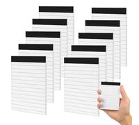 10 Pièces Recharge Cahier Vierge A7, Petit Carnet de Notes de Poche 30 Feuilles par Bloc, Carnet de Poche, Petit Carnet de Notes pour Le Travail, Les Études, Le Bureau, L'École, La Maison