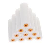 10 Pièces Recharge Rouleau à Peinture en Mousse 4 Pouces, Mini | Écume Haute Densité, Abs, Application Lisse et Uniforme, Portable, pour Cabinets et Divers Travaux