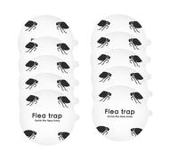 10 pièces Recharges Jetables pour Piège À Puces, Anti-Puces Disques Adhésifs De Rechange pour Animaux Domestiques pour Salon, Chambre a Coucher, Couloir, Jardin