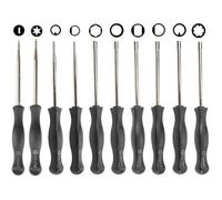 10 pieces Regler le carburateur Outil de reglage de tournevis Kit avec Nettoyage de carb Aiguilles Brosses pour Poulan Artisan 2