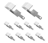 10 Pièces Ressort de Borne de Batterie 9v en Bronze Phosphore | Plaque de Contact à Haute Conductivité, Ajustement Sûr, Installation Facile, pour Télécommandes et Chargeurs