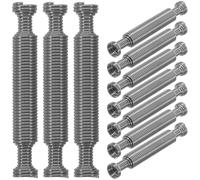 10 Pièces Ressort de Rechange pour Balai Plat, Métal Argenté 0,8 | Pièce Détachée pour Outils de Nettoyage, Remplacement Rapide, Usage Sols, Lot de Maintenance, Robuste