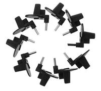 10 Pièces Ressort pour Tronçonneuse, Bloc Chaîne ABS Acier Noir | Stabilisateur de Rechange pour Système Suspendu, Fonctionnement Fluide, Empêche le Déraillement Lors de Coupes Intensives