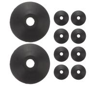 10 Pièces Rondelle Conique en Caoutchouc Noir, Anti-fuite | Joint pour Boulons de Cuvette, Entretien de Citerne, Réparation DIY, pour Propriétaires et Bailleurs
