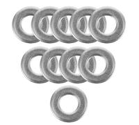 10 Pièces Rondelle D’éventail en Cuivre Argenté | Outil D’espacement Précis, Installation Facile, pour Éventails Pliants Faits Main, Rondelles