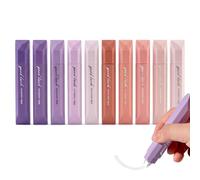 10 Pièces Ruban Correcteur, 3 m x 5 mm Souris Correcteur Blanc, Rouleau de Ruban de Correction Instantanée, Souris Correctrice, Mini Roller de Correction avec Capuchon Protecteur, pour Ecole et Bureau