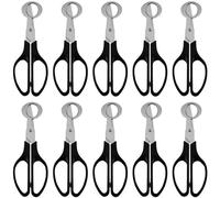 10 PièCes SéRies Ciseaux une Oeufs Caille Oeuf Coquille Coupeurs SéParateur Petit Oeuf de Caille Craquelin Caille Ciseaux Ouvre Coupe-Cigare