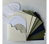 10 pièces/set Ensemble de cartes d'invitation de mariage, fiançailles 15e anniversaire baptême invitation minimaliste enveloppe, carte d'invitation 5*7 pouces, invitation DIY, carte d'invitation, poch