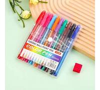 10 pièces/Set Stylos à bille colorés, marqueurs de peinture pour l'école & le bureau, 10 couleurs, retour à l'école Taille UniqueABS