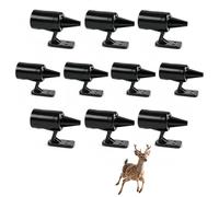 10 Pièces Sifflets Ultrasoniques Anti Gibier pour Voiture et Moto, Sifflet Anti Gibier Voiture pour Cerfs, Sangliers et Animaux Sauvages, Prévention des Collisions Animales et Protection Routière