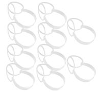 10 Pièces Support pour Cache-oreilles Cadre DIY en Plastique Transparent, | Coussinets et Couvre-bandeau, Usage Ski et Neige, Design Minimaliste, Convient à Plupart des Têtes