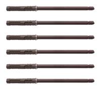 10 pièces supports d'étagères flottantes cachés, 10x145mm supports d'étagères flottantes cachés, supports invisibles robustes, étagère flottante pour bricolage, planches murales flottantes