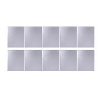 10 Pièces Tapis Isolant Thermique Autocollant en Mousse Aluminium | Feuille Argentée Réfléchissante, du Bruit, Pose Rapide, pour Capots et Parois de Van