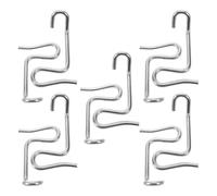 10 Pièces Tendeur de Fil de Clôture, Métal Argenté | Installation sans Outil ni Soudure, pour Fils Affaissés, Réparations Rapides, Usage Extérieur aux Clôtures