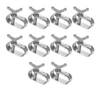 10 Pièces Tendeur Grillage, Tendeur de Clôture, Tendeurs à Fil Barbelé, Tendeur pour Câble de Cordon de Couverture de Piscine