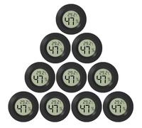 10 Pièces Thermometre Hygrometre Interieur, Thermometre Interieur, Hygrometre Interieur, Mini Thermomètres Et Hygromètres Numériques Lcd, Thermo Hygromètre Indicateur Pour Cave À Effet De Serre