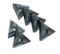 10 Pièces TNUX160404R TNUX160408R Inserts En Carbure Outil De Tournage Externe Outils Tour À Métal CNC Coupe D'insertion Plaquettes de Carbure CNC(TNUX160404L LT10)