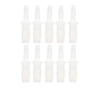 10 Pièces Tuyau Barbe Réducteur Raccord PP Tuyau Raccord Aquarium Pompe à Air Adaptateur Réducteur Union Adaptateur pour Silicone Tube Connexion(4.8-7.9 Adapter)