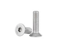 10 pièces vis à tête plate hexagonale creuse M5 en acier inoxydable 304, 10 pièces, M5x20